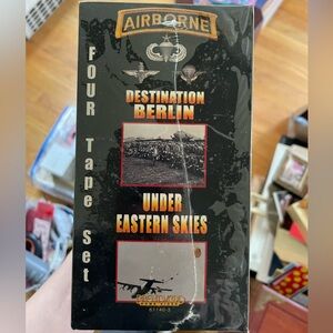 NWT Airborne Destination Berlin four set vhs tape